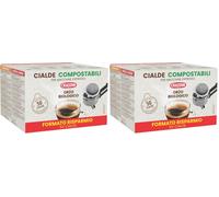 CRASTAN 1870 Cialde ESE Compostabili Orzo Biologico Box da 50 Cialde Compatibili