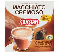 Crastan Capsule Compatibili Dolce Gusto - Macchiato Cremoso - 6 confezioni da 10 capsule [60 capsule]