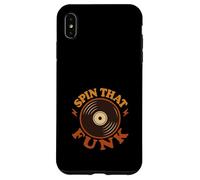 Crate Digger da collezione di dischi in vinile funk, stile retrò Custodia per iPhone XS Max