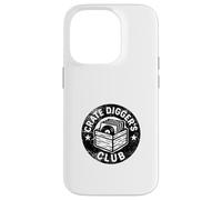 Crate Digger's Club Retro Record Design Custodia per iPhone 14 Pro