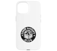 Crate Digger's Club Retro Record Design Custodia per iPhone 15