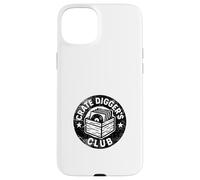 Crate Digger's Club Retro Record Design Custodia per iPhone 15 Plus