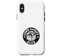 Crate Digger's Club Retro Record Design Custodia per iPhone X/XS