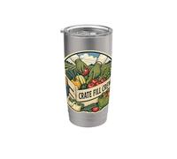 CRATE FILL CREW Raccolta Solidale nei Campi Bicchiere termico in acciaio inox doppia parete