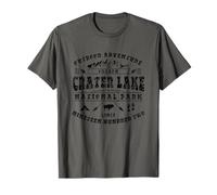 Crater Lake National Park Oregon Escursionismo Camping Souvenir Maglietta