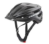 Cratoni 113001c2, Casco da Bicicletta Unisex Adulto, Nero Opaco, S/M