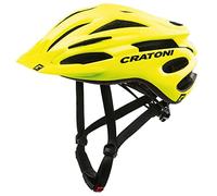 Cratoni 707799VAR, Casco Pacer per Mountain Bike, Giallo Neon, Opaco, Taglia S/M 54-59, Materiale di Velo, Unisex-Adulto