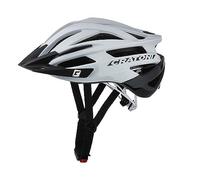Cratoni 718184VAR, 718184VAR-Casco Bicicletta Ciclismo Agravic MTB Colore Blanco/Negro Taglia 58-62 Unisex Adulto, Bianco Nero