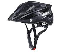 Cratoni Agravic Casco da Bicicletta, Unisex, 111001B1, Nero Opaco, S/M