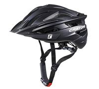 Cratoni Agravic Casco da Bicicletta, Unisex, 111001B2, Nero Opaco, L XL