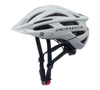Cratoni Agravic - Casco leggero per mountain bike, per bicicletta, in linea, casco integrale (grigio chiaro opaco, L-XL (58-62 cm)