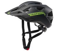 Cratoni Allride JR, casco da bicicletta, nero opaco 53-59cm Black Matt