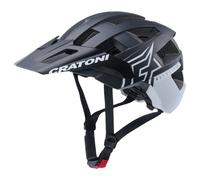 Cratoni Allset Pro, casco da bicicletta, nero opaco/bianco 54-58cm White-Black Matt