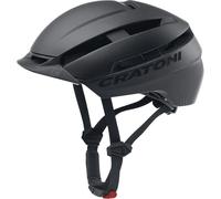 Cratoni C-Loom 2.0, casco da bici, nero 52-57cm Black Matt