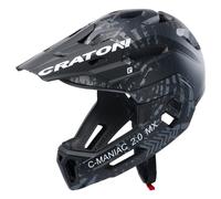 Cratoni C-Maniac 2.0 MX, casco da bicicletta, nero/grigio 58-61cm Black-Anthracite Matt
