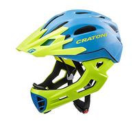 Cratoni C-Maniac Blu-Giallo Heliobil 2016 Casco Da Bici Bmx Free Ride Down Hill