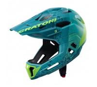 Cratoni C- Maniac, Casco Unisex Adulto, Petrolio/Verde Opaco, L