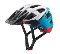 Cratoni Casco Allset Bicicletta per Bambini, Bambini, 110618C1, White/Blue/Red Matt, S/M