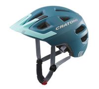 Cratoni Casco Bimbi Maxster Pro S/M 51-56 con Luce Posteriore Integrata Acciao/B
