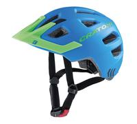 Cratoni Maxster Mtb Helmet Blu S-M Bambini Blue / Green Matt