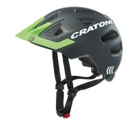 Cratoni Casco Bimbi Maxster Pro S/M 51-56 con Luce Posteriore Integrata Nero/Ver