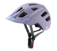 Cratoni Casco Bimbi Maxster Pro S/M 51-56 con Luce Posteriore Integrata Viola Op