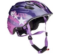 Cratoni, Casco da ciclismo Bambino Akino, Viola (Purple/Pink/Glossy), 53-58 cm