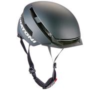Cratoni, Casco da ciclismo C-Loom, Nero (Black/White/Rubber), 52-56 cm