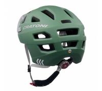 Cratoni Maxster Pro, casco da bicicletta, verde opaco 51-56cm Sage Matt