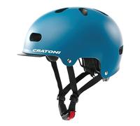 Cratoni Casco unisex giovanile C-mate, blu opaco, M