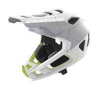 Cratoni Interceptor, Casco da Bicicletta Unisex Adulto, Bianco Opaco, M