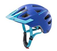 Cratoni Maxster PRO, Casco da Bicicletta Ragazzo, Blu, S-M (51-56 cm)