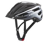 Cratoni Pacer, Casco da Bicicletta. Unisex-Adulto, Nero/Bianco Opaco, S/M