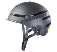 Cratoni Smartride 1.2, casco da bicicletta, nero opaco 58-61cm Black Matt