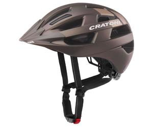 Cratoni Velo-X, casco da bicicletta, marrone opaco 52-57cm Brown Metallic Matt