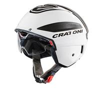 Cratoni Vigor Casco da Bicicletta, Unisex, 111103C1, White/Anthracite Glossy, S