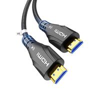Cratree Cavo HDMI 2.1 0.25m,10K Ultra Alta Velocità Cavo HDMI 4K 120Hz 8K 60Hz 48Gbps,eARC Dolby Atmos Compatibile con HDTV Monitor Proiettore Blu-ray Soundbar