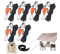 Cravatta a cricchetto di corda - cavo di campeggio esterno, di regolabile | Fissaggio sicuro resistente per tende da sole Tende Tents Tarps Boats Trucks Utility Vehicle Trauching