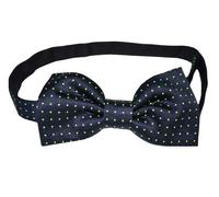 Cravatta A Fiocco Larga In Seta Micro Punti Blu Navy Paul Smith Nuova