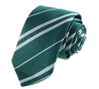 Cravatta a righe verdi squisita - La cravatta a righe verdi Ã¨ elastica, tinta unita, per ragazzi e ragazze,