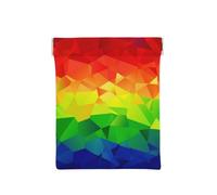 Cravatta arcobaleno colorato, Spremere il portafoglio superiore da donna Borsa portaoggetti Piccola portamonete Portamonete