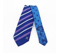 Cravatta Bandai One Piece Rufy JON000001 Navy Stripe Front Anime Design Back Tie