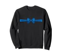 Cravatta Blu Glamour Fiocco Compleanno Addio al Celibato Felpa