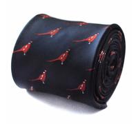 Cravatta Blu Navy Da Uomo Frederick Thomas Con Design Di Fagiano RRP£19.99 FT660