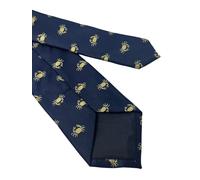 Cravatta Blu Navy Scura Da Uomo Frederick Thomas Granchio Re D'Alaska Nautico