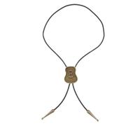Cravatta Bolo Per Uomo E Donna Vintage Regolabile In Corda Di Pelle Collana Da Sposa Cravatta Da Cowboy Occidentale In Corda Di Pelle Intrecciata Collana Bolo Tie Per Chitarra Marrone Taglia Unica