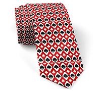 Cravatta Casino Gambling Red Pattern Cravatta Fantasia Casual Cravatta Da Uomo Eleganti Cravatta Slim Per Uomo Affari Riunioni Decorazione