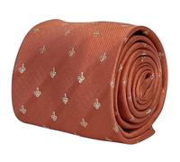 Frederick Thomas Pesca Rosa Corallo Cravatta da Uomo Classico