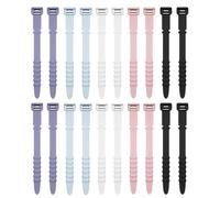 cravatta con zip - Tie con cavo in fibbia | Punta con cerniera | STRAPE COURCH | Avvolgi in corda di plastica | 20pcs Appuntamento con cavo riutilizzabile per la gestione e l'organizzazione del