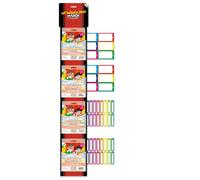 Cravatta da 40 buste di etichette Markin misure assortite - X120PERS-ESP40